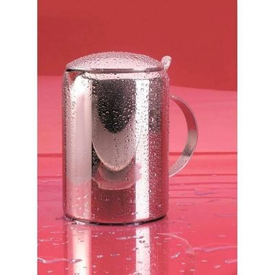 Jarra De Suco Inox 1,8 Litros Com Tampa água Bebidas Servir Mesa Posta Chá Café Bar Garrafa