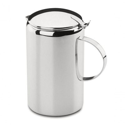 Jarra De Suco Inox 1,8 Litros Com Tampa água Bebidas Servir Mesa Posta Chá Café Bar Garrafa