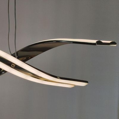 Lustre Luminaria Pendente Luxo Molecular Dna 76w Super Led Iluminaçao Decoraçao Espiral Teto Sala Co