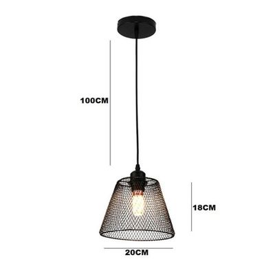 Lustre Cupula Abajur Pendente Casa Sala Quarto Copa Decoraçao Iluminaçao Teto Metal