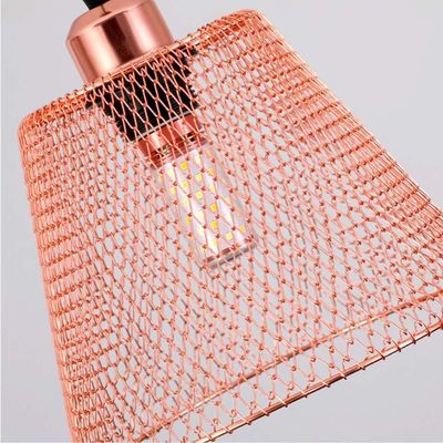 Lustre Abajur Cupula Pendente Metal Aramado Ambiente Casa Decoraçao Quarto