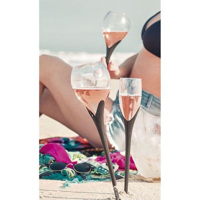 Taça Beach Boccati Queen 520ml - 6 Unidades Cor:preto