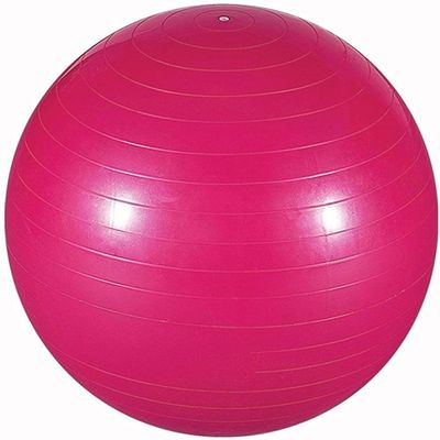 Bola De Pilates Yoga Funcional Lorben Com Bomba Suporta Até 150 Kg Rosa