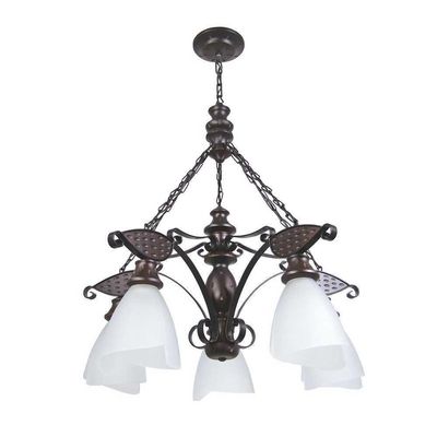 Lustre Rústico Envelhecido 5 Lâmpadas 505E