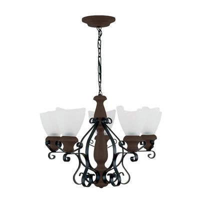 Lustre Artis Envelhecido 5 Lâmpadas 7035E
