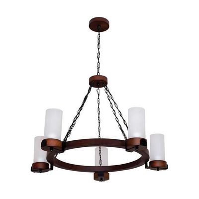 Lustre Country Envelhecido 5 Lâmpadas 1105E