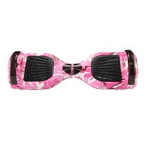 Hoverboard Overboard Skate Elétrico Led Rosa Camuflado Nº6