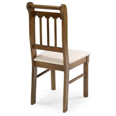 Conjunto Sala De Jantar Madeira Maciça 4 Cadeiras Mv Outlet Castanho