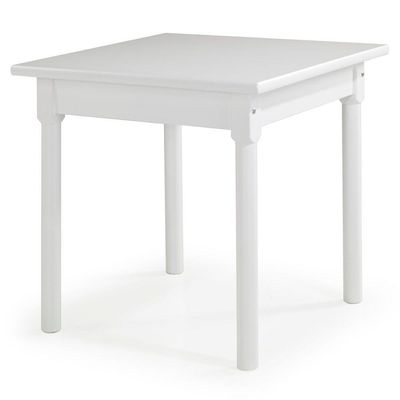 Conjunto Sala De Jantar Madeira Maciça 4 Cadeiras Mv Outlet Branco