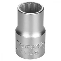 Soquete Estriado Em Aço 13 Mm - Encaixe 1/2" Tramontina Pro