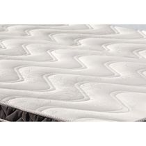 17033881689934 Cama Box Queen: Colchão Molas Paropas Extrapedic Olímpia + Base Crc Suede Black(158X198)