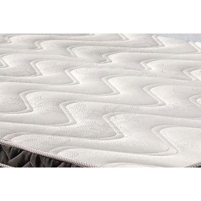 Cama Box Queen: Colchão Molas Paropas Extrapedic Olímpia + Base Crc Suede Black(158X198)