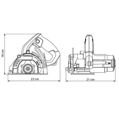 "Serra Mármore 1200 W 4.3/8"" 220 V Tramontina Para Uso Doméstico Tramontina"