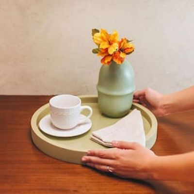 Conjunto de Guardanapos Wolff Mesa Ponto Ajour Luxo Off em Algodão - 2 Peças