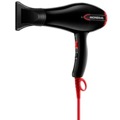 Secador de Cabelos Mondial Turbo Color Red SC-41 com Tourmaline Íon 1900W Preto / 220