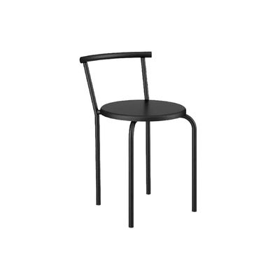 Banqueta Sala de Jantar 105 Kit 2 Un Preto/Courano Preto - Carraro
