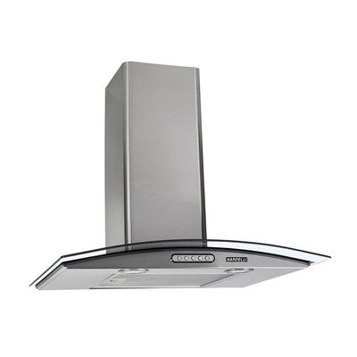 Coifa De Parede 60cm Vidro Curvo Duto Slim Inox 220v 220v
