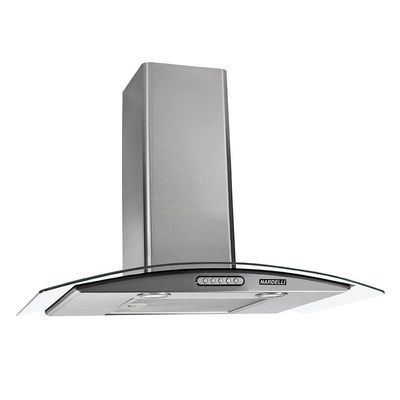 Coifa De Parede 70cm Vidro Curvo Duto Slim 220v 220v