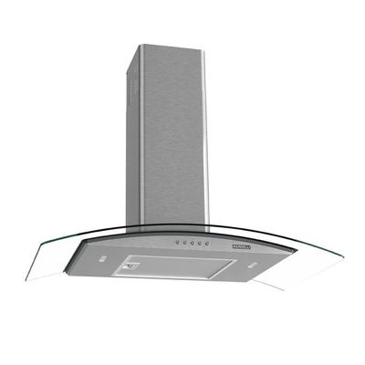 Coifa De Parede Clean Vidro Curvo 80cm 140w 110v 110v