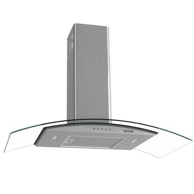 Coifa De Parede Clean Vidro Curvo 90cm 140w 220v 220v