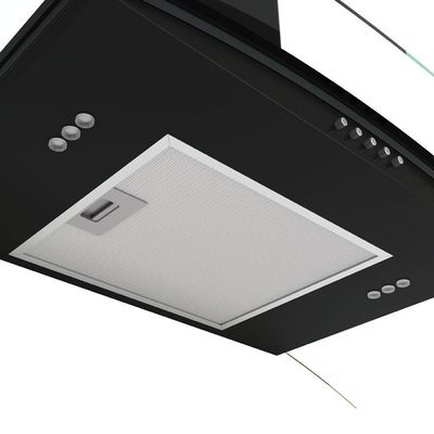 Coifa De Parede Clean Vidro Curvo Black 80cm Preto 220v 220v