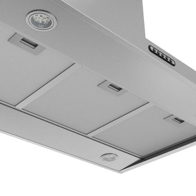 Coifa Ilha Retangular 90Cm 3 Velocidades Inox Inox 220V 220v