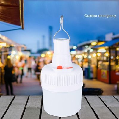 Lâmpada De Emergência Portatil Solar C- Bateria Para Acampamento Pesca