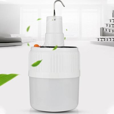 Lâmpada De Emergência Portatil Solar C- Bateria Para Acampamento Pesca