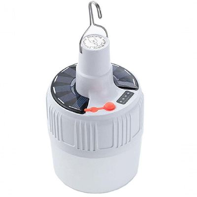 Lâmpada De Emergência Portatil Solar C- Bateria Para Acampamento Pesca