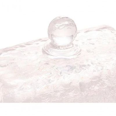 Manteigueira Cristal Fio De Ouro Com Tampa Petra 17cm - Lyor