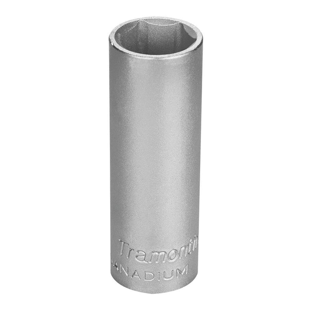Soquete Sextavado Longo Em Aço Cromo Vanádio 15 Mm - Encaixe 1/2"tramontina Pro Tramontina
