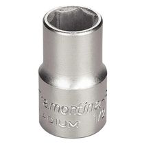 Soquete Sextavado Em Aço Cromo Vanádio 15 Mm - Encaixe 1/2" Tramontina Pro Tramontina