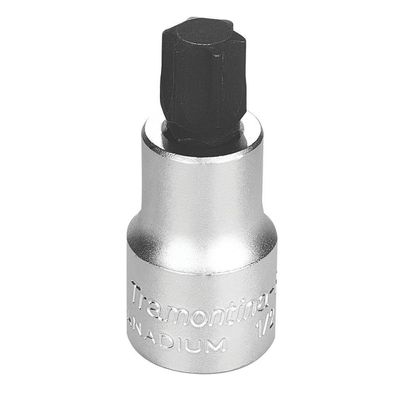 Soquete Em Aço Cromo Vanádio Ponta Trafix T60 - Encaixe 1/2" Tramontina Pro Tramontina
