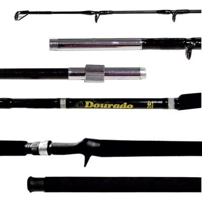 Vara Dourado P/ Carretilha Ação Rápida 30lbs 1,65m Pesca Pesada