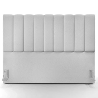 Cabeceira Cama Box Casal King 195 Cm Dália W01 Linho Cinza