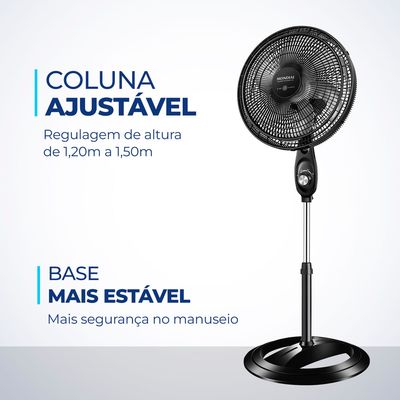 Ventilador Coluna Mondial 40cm Super Power  VSP-40C-NB 220V