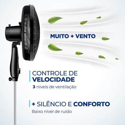 Ventilador Coluna Mondial 40cm Super Power  VSP-40C-NB 220V