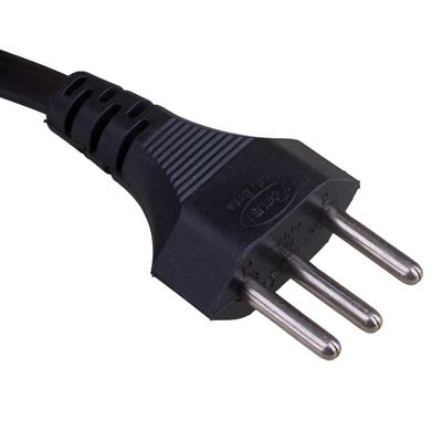 Extensão 2m 3 Tomadas 3P Elite Preta