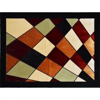 Tapete Veludo 1.00m X 1.50m Marbella Moderno Vitral Rayza