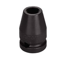 Soquete De Impacto Sextavado Em Aço Cromo Molibdênio 12 Mm - Encaixe 1-2\'\' Pro