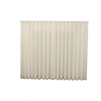 Cortina 5,00x2,60 Sala Quarto Cozinha Voil Forro Blackout Cor:xadrez Areia