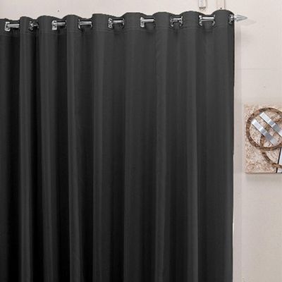 Cortina 4,00x2,30 Sala Quarto Cozinha Voil Forro Blackout Cor:gelo
