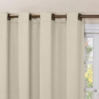 Cortina 2,80x1,30 Sala Quarto Cozinha Blackout Corta Luz Cor: Areia