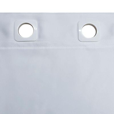 Cortina 2,00x1,20 Janela Sala Quarto Cozinha Tecido Liso Cor:branco