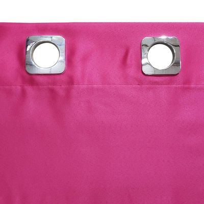 Cortina 2,00x1,20 Janela Sala Quarto Cozinha Tecido Liso Cor: Rosa Pink