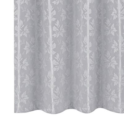 Cortina 5,00x2,50 Sala Quarto Cozinha Varão Tecido Jacquard Cor:cinza