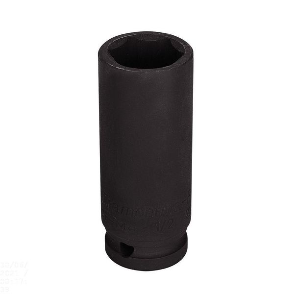 Soquete De Impacto Sextavado Longo Em Aço Cromo Molibdênio 27 Mm - Encaixe 1-2\'\' Tramontina