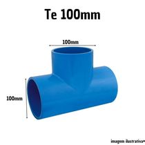 Te Soldavel Para Irrigacao Viqua Azul Tamanho 100mm