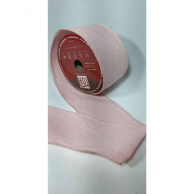 Fita Decorativa Juta Rosa Ft046