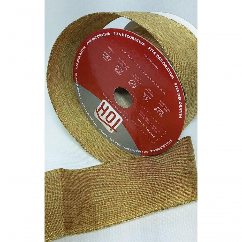 Fita Decorativa Dourada Ft733